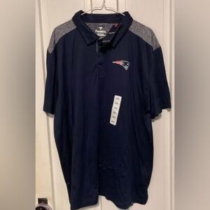 Fanatics Navy and Gray Polo Shirt